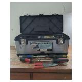 Voyager 20-Inch Stainless Steel Toolbox with Mixed Hand Tools