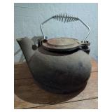 Cast Iron Tea Kettle with Coil Handle