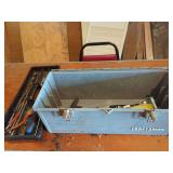Craftsman Plastic Tool Box with Assorted Hand Tools and Hardware
