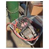GMC 2.5 Amp Belt and Disc Sander with Pneumatic Hoses and Storage Tub