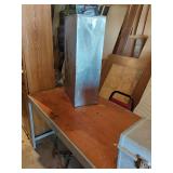 Rockport Work Table with Metal Chute and Padded Chair