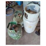 Manchester Industrial Truck LP-Gas Fuel Container Assembly and Refillable Tanks