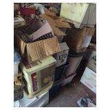 Lamps, Linens, Glassware, and Storage Bins