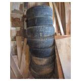 Stacked Tires and Rims