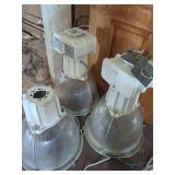 Industrial High Bay Light Fixtures Set of Three