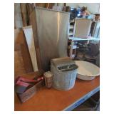 Assorted Kitchen and Household Metalwares