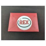 $50.00 The Rex Red Envelope and Sticker