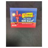 Speed wash gift certificate