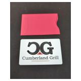25 Dollar Cumberland Grill Gift Card with Sleeve