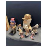 Duck Dynasty Figurine and Americana Sculpture Assembly