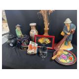 Asian Decorative Arts and Ceramic Figurines Assortment