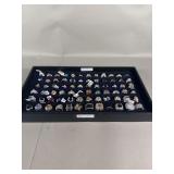 Jewelry Tray Display with Assorted Fashion Rings