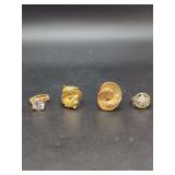 Group of Four Assorted Rings
