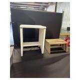 Two Wooden Step Stools