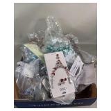 Boxed Assortment of Costume Jewelry and Accessories