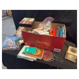 Mixed Stationery, Personal Care, and Home Decor Grouping in Copy Paper Box