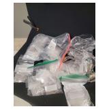 Jewelry Crafting Supplies and Findings in Multiple Plastic Bags