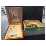 Christian Themed Framed Artwork, Sculptures, and Decorative Items