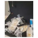 Unsearched Bagged Costume Jewelry Components and Necklaces