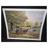 Fred Thrasher Signed Limited Edition Print Waiting With The Mail