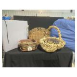 Assorted Baskets and Cushions