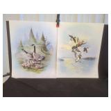 Two Ken Holland Wildlife Prints, Canadian Spring and Mississippi Flyway