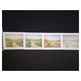 Set of Four Four-Seasons Agricultural Lithographs by Fred Thrasher