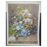 Spring Bouquet Print by Pierre Auguste Renoir Donald Art Co. 1963