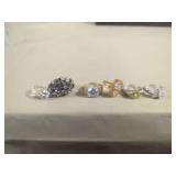 Group of Five Assorted Rings Size 9