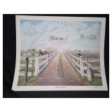 Signed and Numbered Fred Thrasher Art Print Pathway To Progress