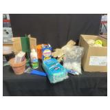 Assorted Household Goods, Hardware, and Sporting Equipment Grouping