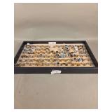Size 12 Ring Tray with Various Men's Style Rings