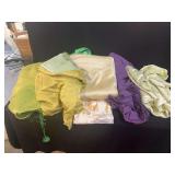 Textile Pieces in Various Colors and Patterns