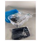 Assorted Fashion Jewelry Lot in Storage Bin