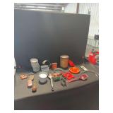 Kitchen Utensils, Tins, and Canning Lids