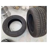 Automotive Tires Assortment Including Goodyear Wrangler and Yokohama Geolandar