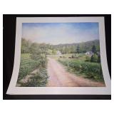 Fred Thrasher Signed Limited Edition Print Summer Rural Landscape Art