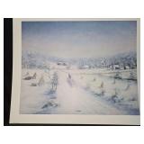 Fred Thrasher Signed Limited Edition Winter Print 1995