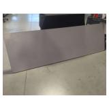 8FT Folding Utility Table with Gray Top and Black Metal Frame