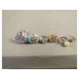 Assorted Rings Size 9