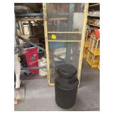 Painted Metal Milk Can