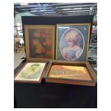Framed Prints and Wall Art Including Blue Ridge Railway Station and Floral Still Life