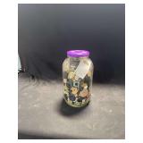Glass Jar Containing Assorted Sewing Buttons