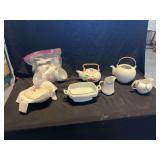 Assorted Ceramic Tea and Serving Ware