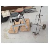 Delta 6-Inch Deluxe Jointer with Stand, Instruction Manual, and Folding Golf Cart