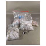 Assorted Fashion Jewelry Inventory in Storage Bags