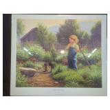 Mark Keathley Little Gardener Print