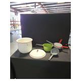 Enameled Metal Cookware and Utensils