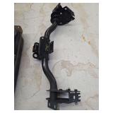 Black Painted Steel Tow Hitch Receiver Assembly with Mounting Brackets