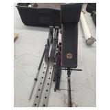 Gold's Gym Exercise Weight Bench and Barbell Set